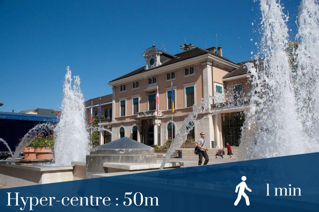 Homey Bella - New / Duplex / Downtown / Close Geneva Annemasse Esterno foto